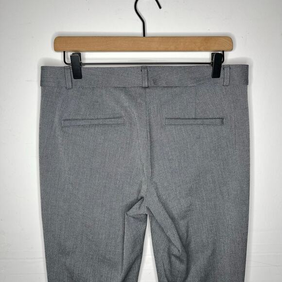 BANANA REPUBLIC Sloan Ankle Button Trousers Gray Size 8 - Picture 3 of 11